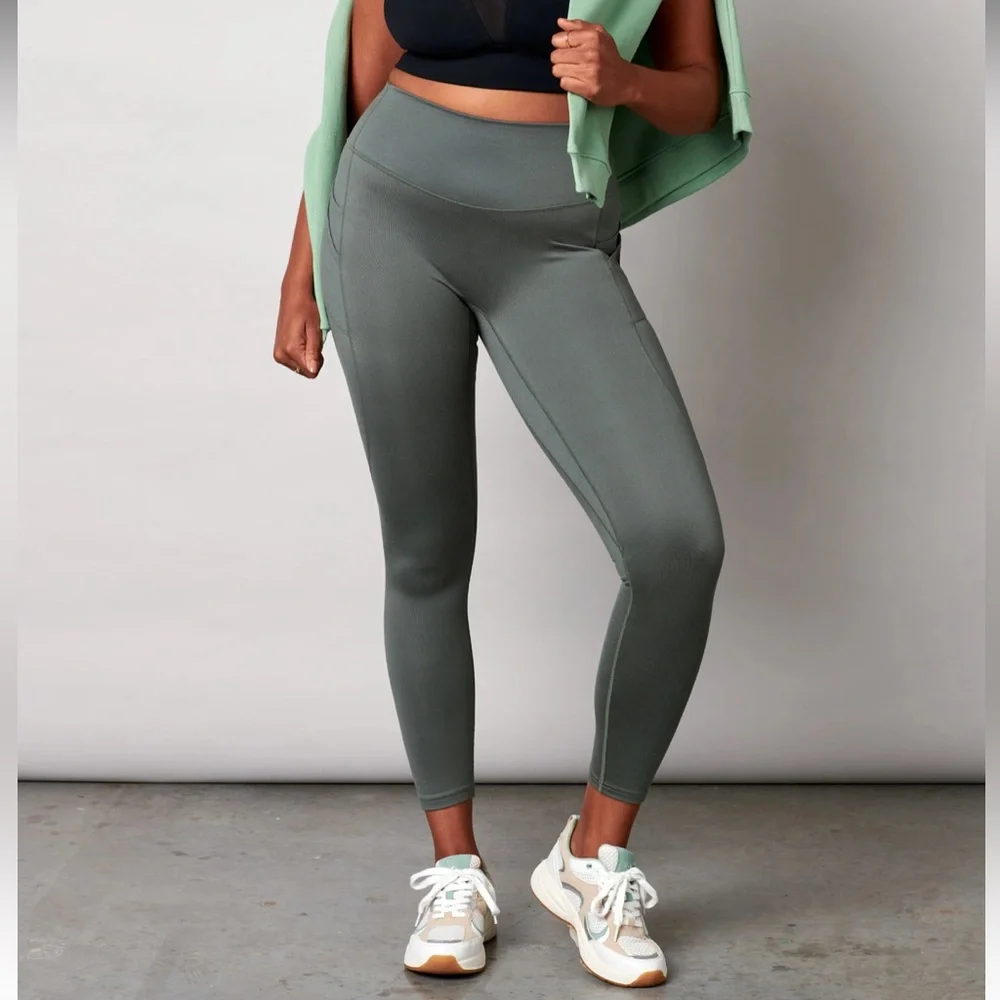 🩶 NEW! • BLANQI • HIGH COMPRESSION POCKET LEGGINGS | XXL - Picture 6 of 12